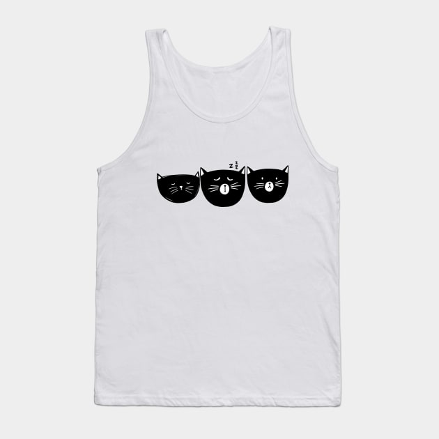 three cats adorable Tank Top by hsayn.bara